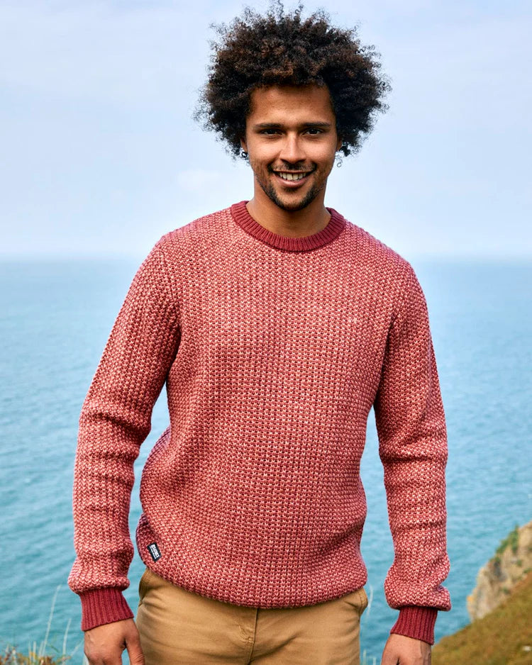 Saltrock Arlen - Mens Knitted Jumper (Red)