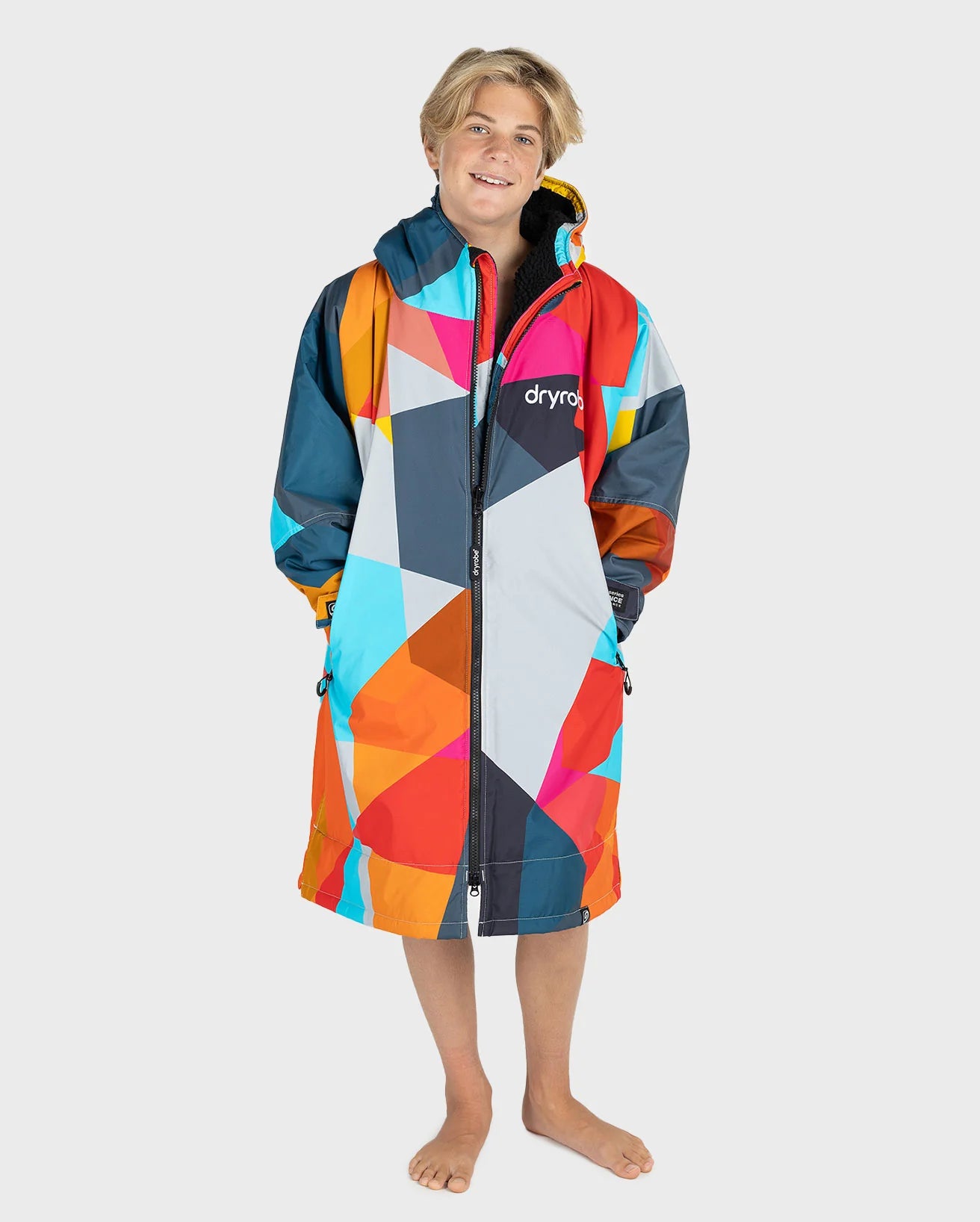 DryRobe Advance Long Sleeve Changing Robe Kids (Abstract)