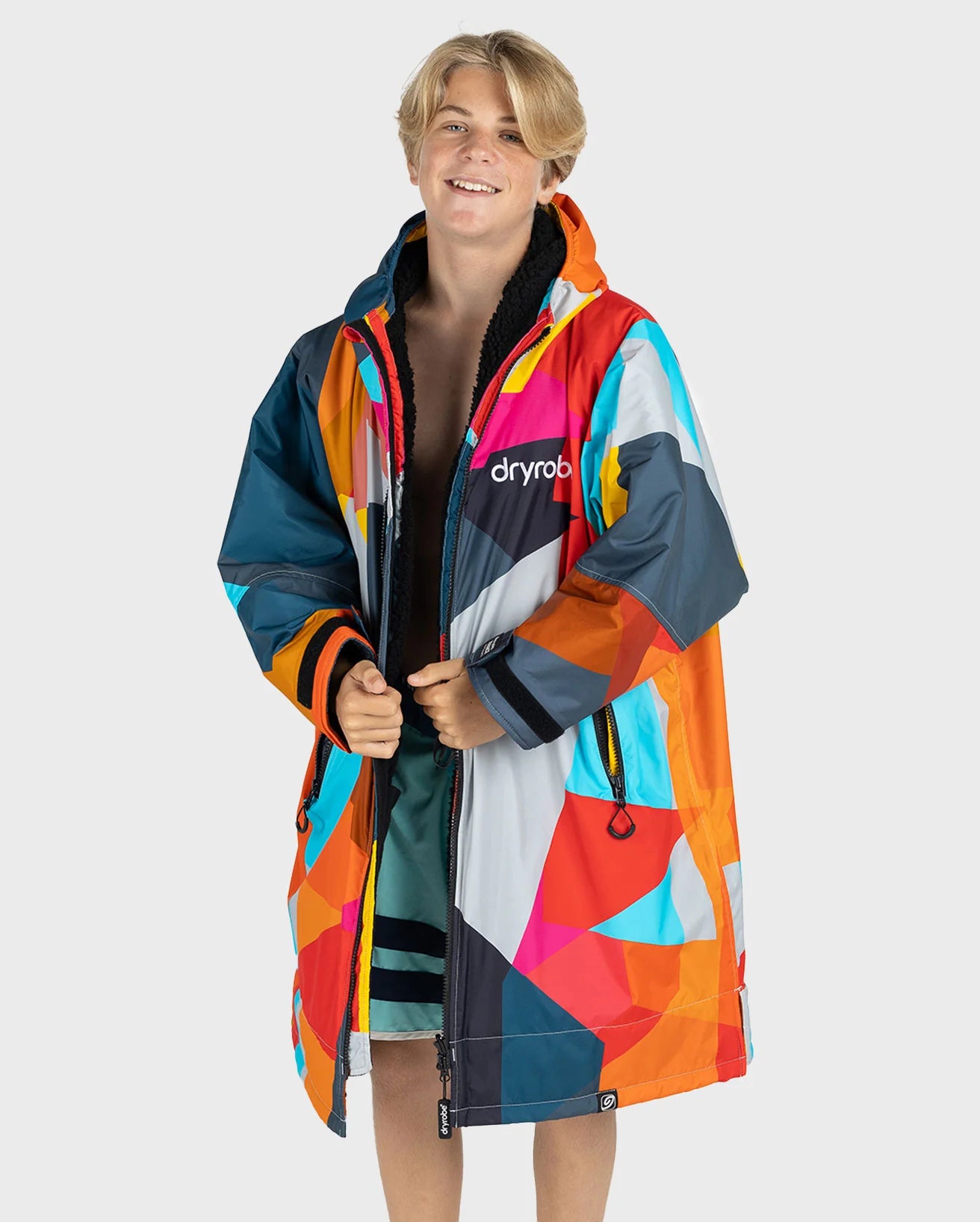 DryRobe Advance Long Sleeve Changing Robe Kids (Abstract)