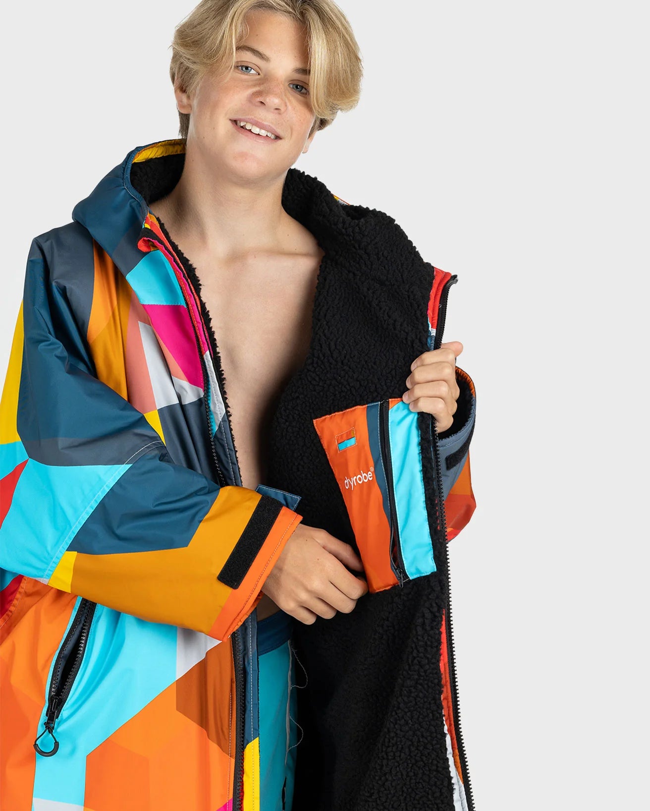 DryRobe Advance Long Sleeve Changing Robe Kids (Abstract)