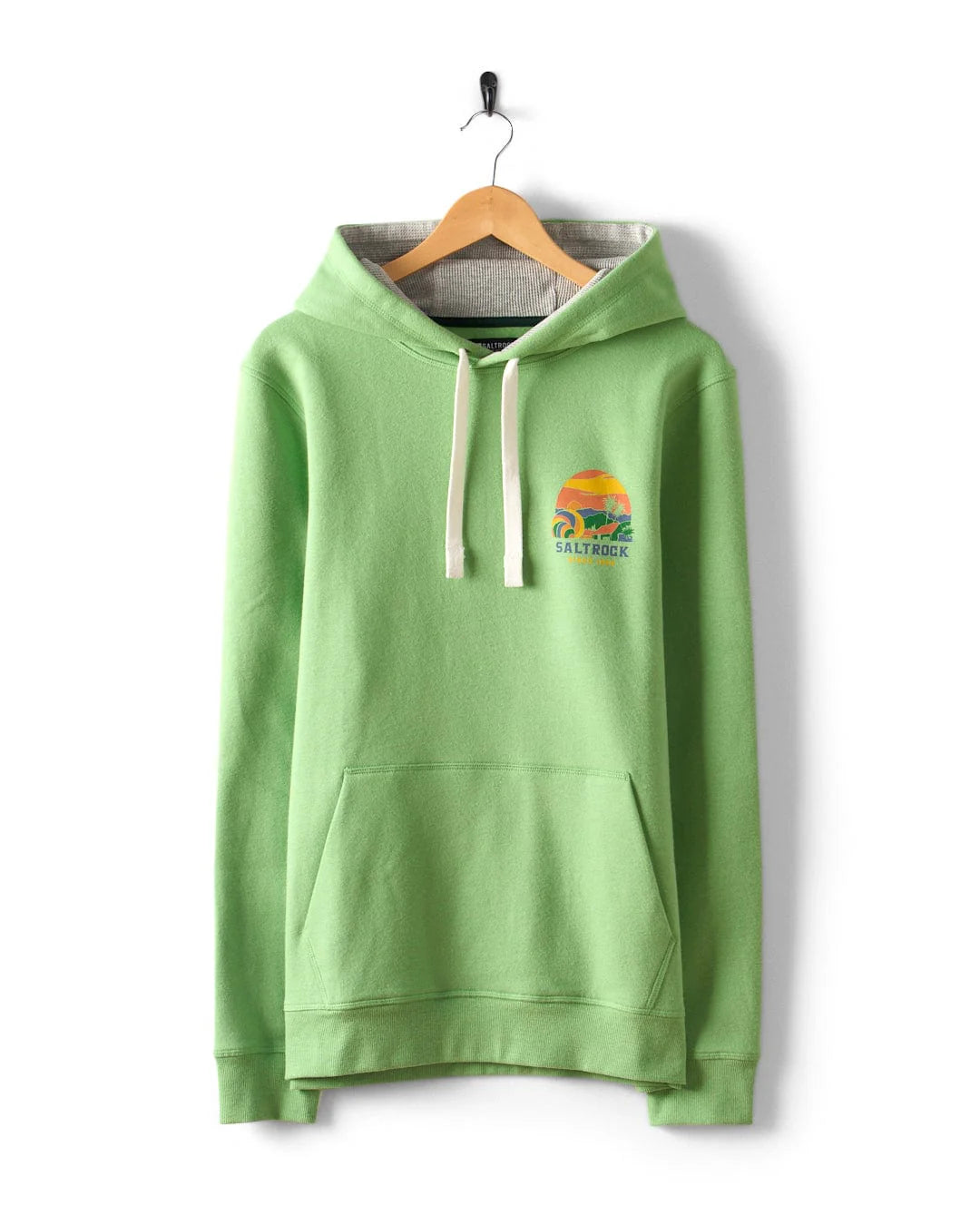 Saltrock Atlantic Adventure - Mens Pop Hoodie (Green)