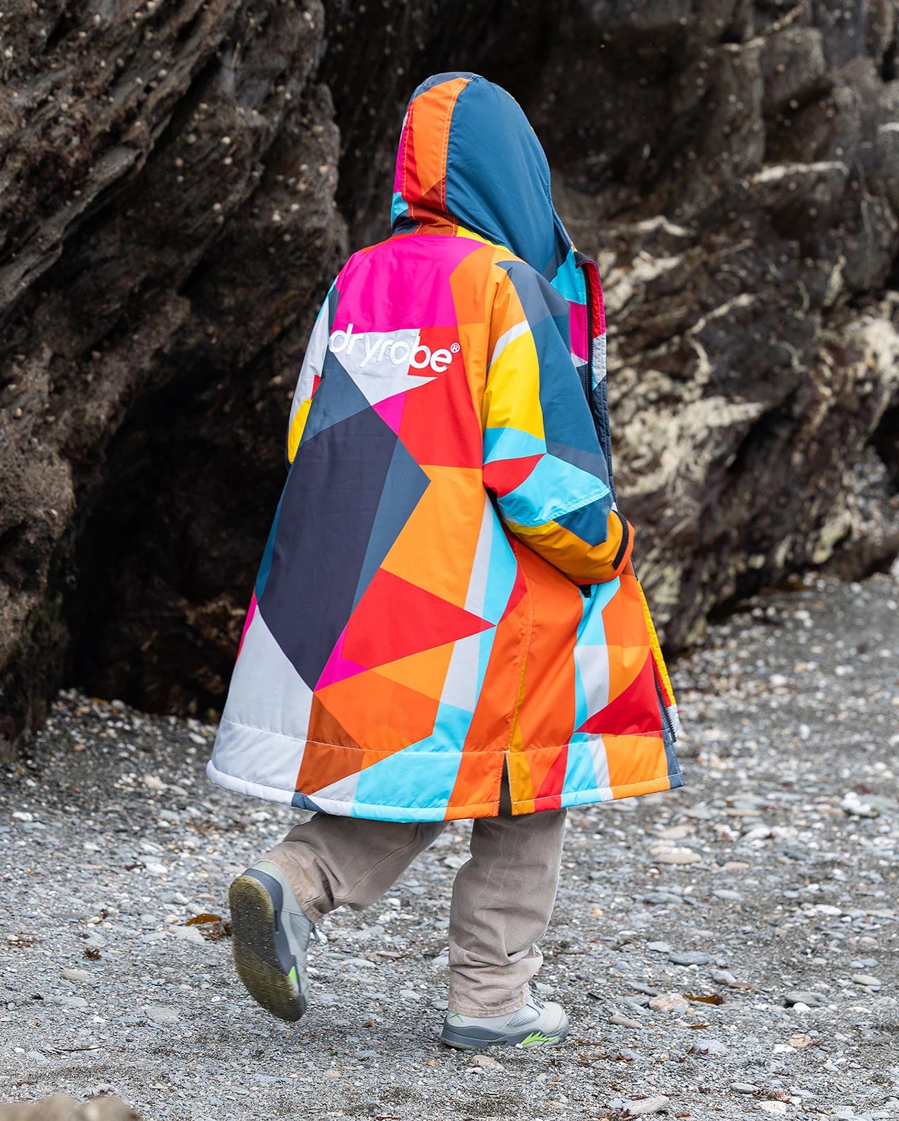 DryRobe Advance Long Sleeve Changing Robe Kids (Abstract)
