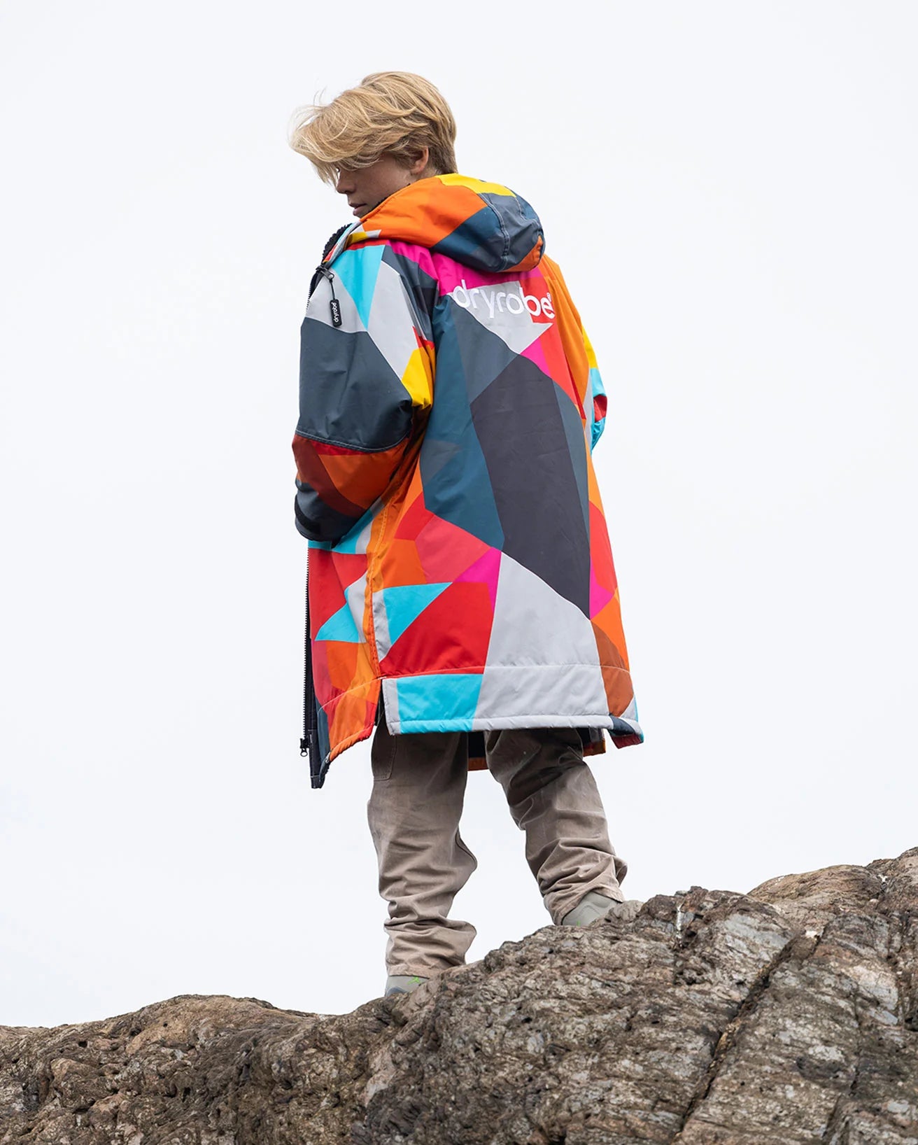 DryRobe Advance Long Sleeve Changing Robe Kids (Abstract)