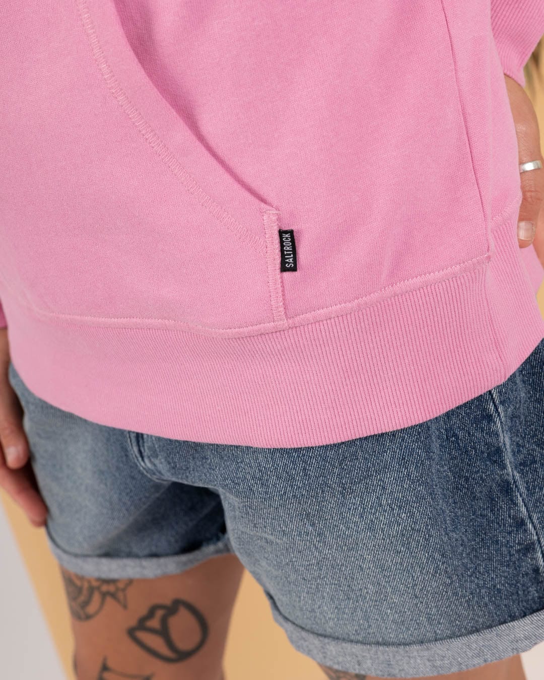 Saltrock Open Spaces - Womens Pop Hoodie (Pink)