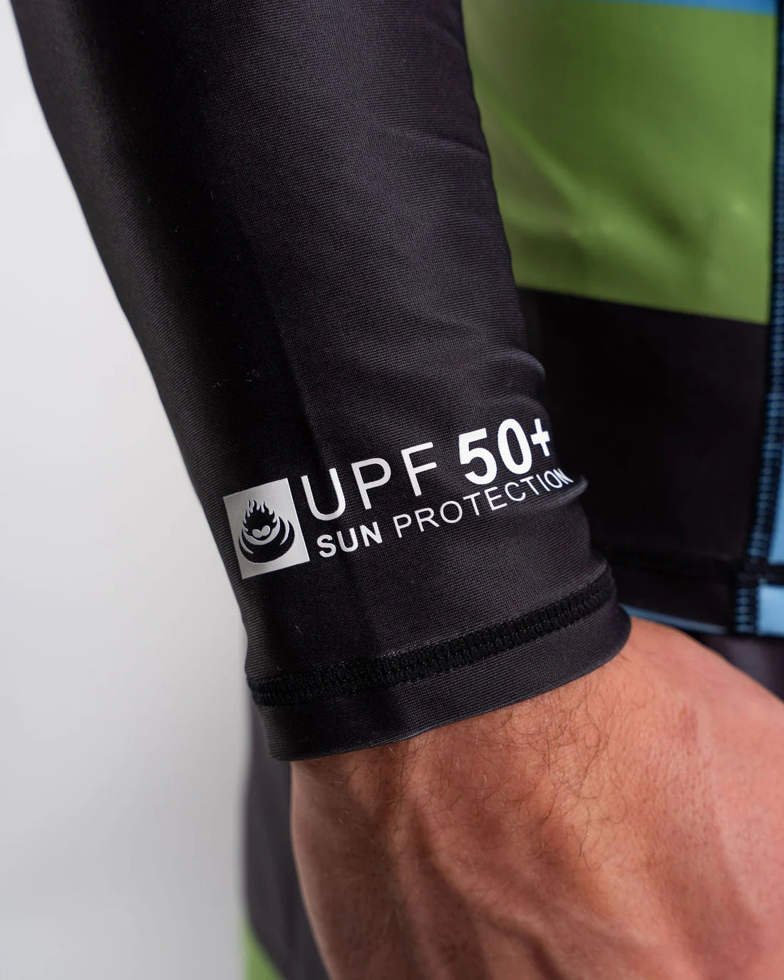 Saltrock Striped Men's Long Sleeve Rash Vest (Blue)