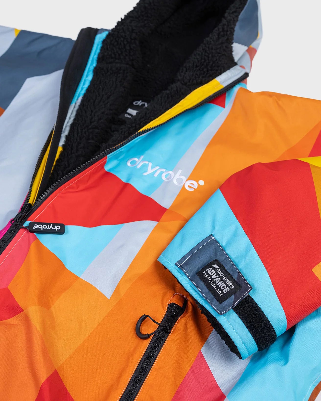 DryRobe Advanced Long Sleeve Abstract Print Changing Robe