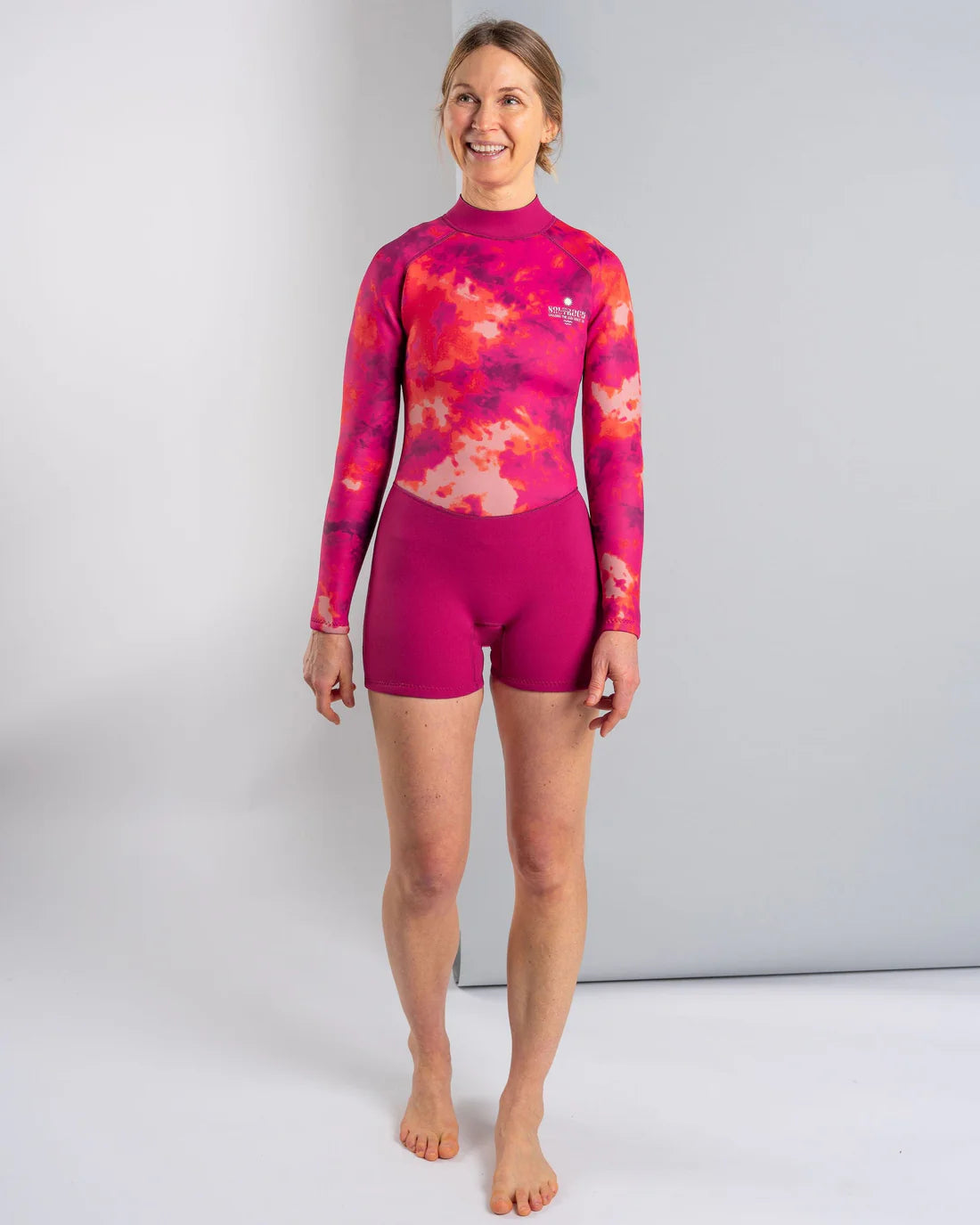 Saltrock Women's Peace Tie Dye Shortie (Pink)