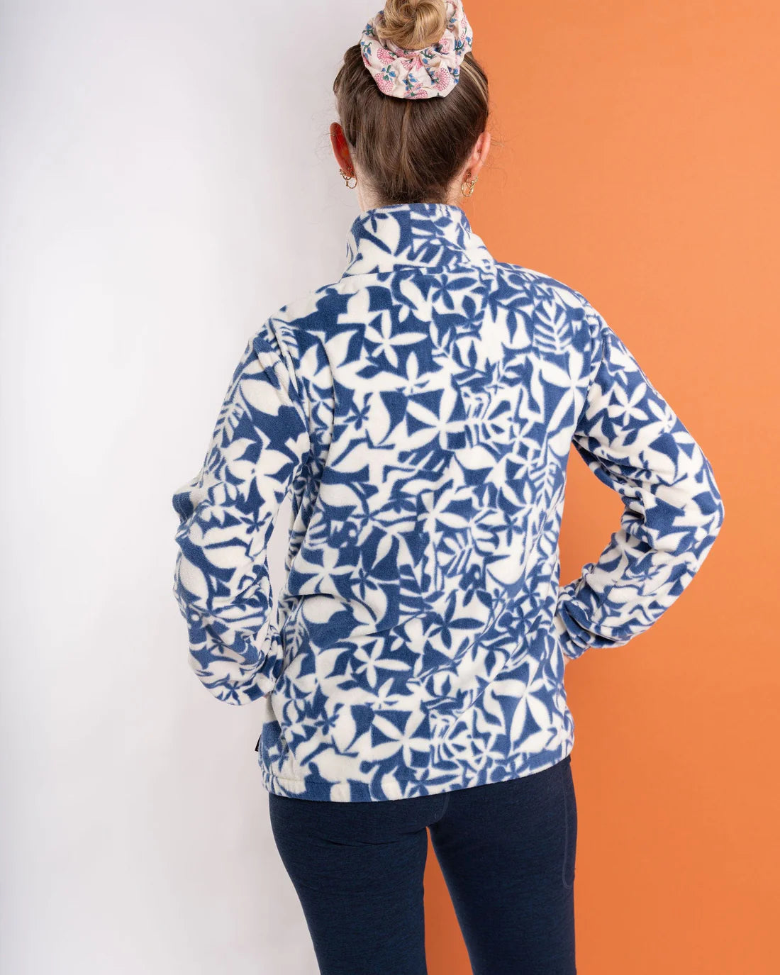 Saltrock Balance - Womens Recycled Micro Fleece - (Blue)