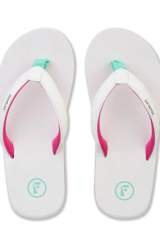 Foamlife - Traa SC womens flip flops (white)