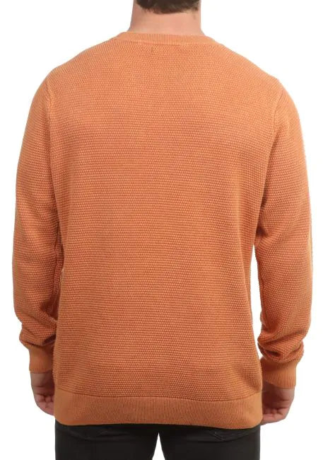 Saltrock Moss Washed Knitted Crew