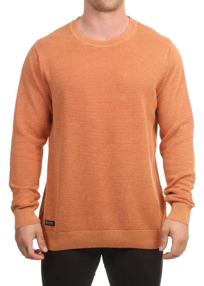 Saltrock Moss Washed Knitted Crew