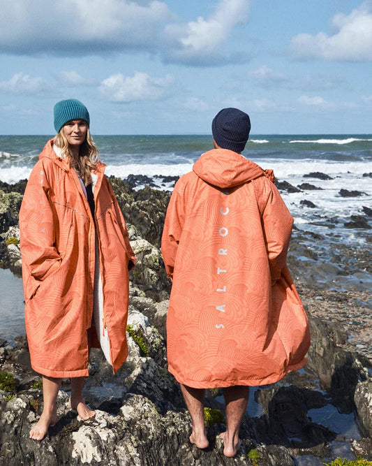 Saltrock - Recycled Changing Robe - Light Orange