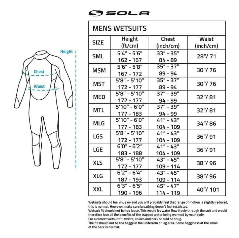 Sola Fusion 3/2mm Shorty Wetsuit (Black)