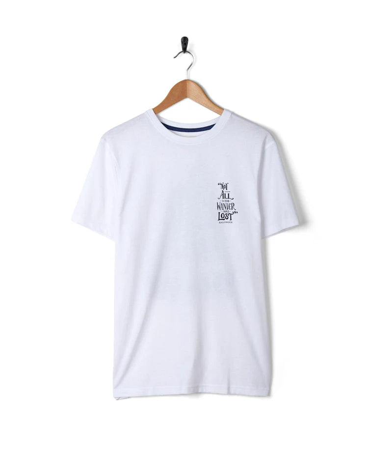 Saltrock Lost Ships Short Sleeve T-Shirt (White)