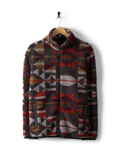 Saltrock Wye Aztec - Mens Recycled Fleece - Multi