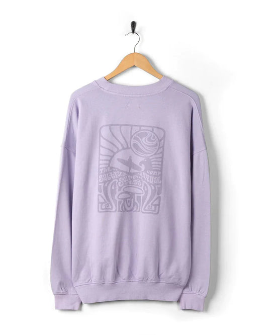 Saltrock Surf Fest Sweatshirt - Lilac