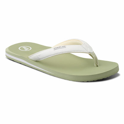 Foamlife - Lixi SC - Womens flip flops (sage green)