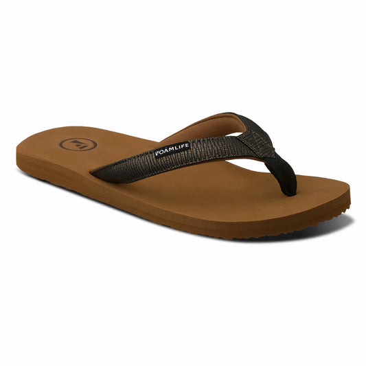 Foamlife - Seales Earth - Womens flip flops (Brown)