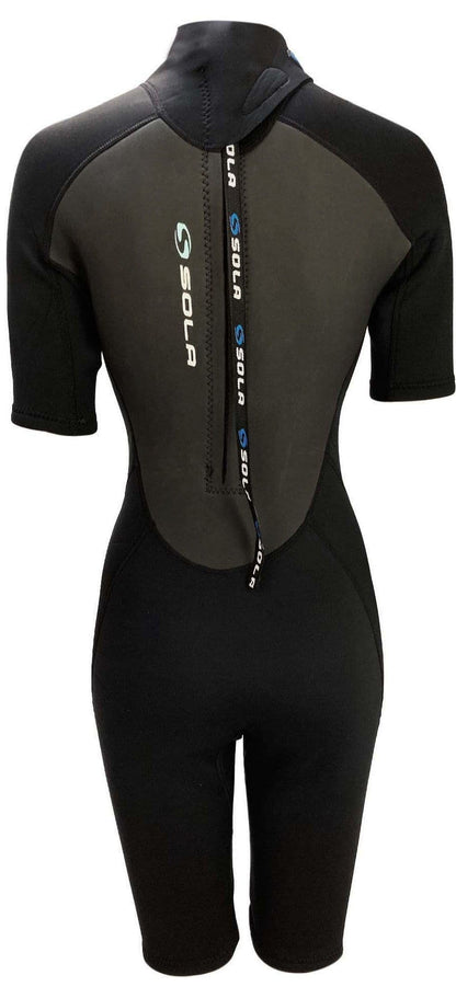 Sola Ignite 3/2mm Shorty Wetsuit (Black/Blue)