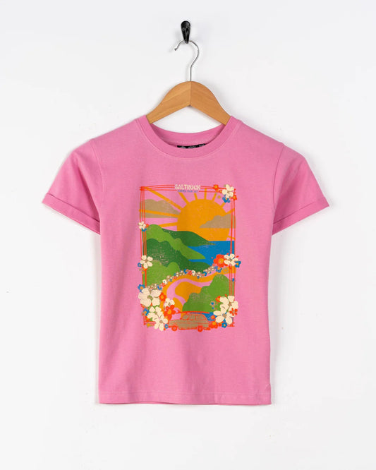 Saltrock Highway - Kids T-Shirt (Pink)