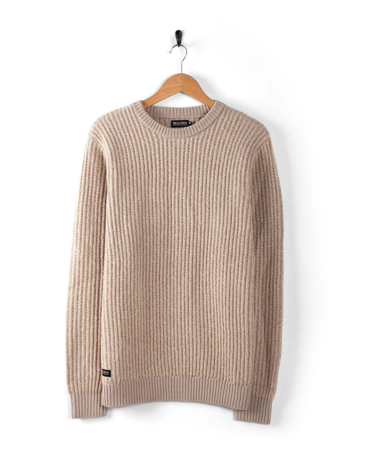 Saltrock Arlen - Mens Knitted Jumper (Cream)