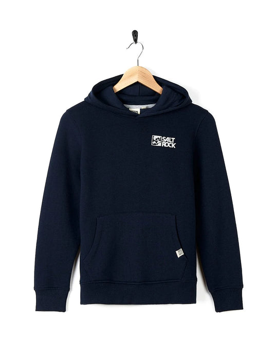 Saltrock Tok Corp - Recycled Kids Pop Hoodie (Dark Blue)
