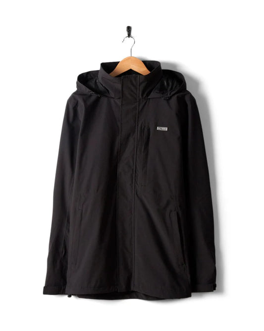 Saltrock Whistler II - Men's Waterproof Hooded Jacket (Black)