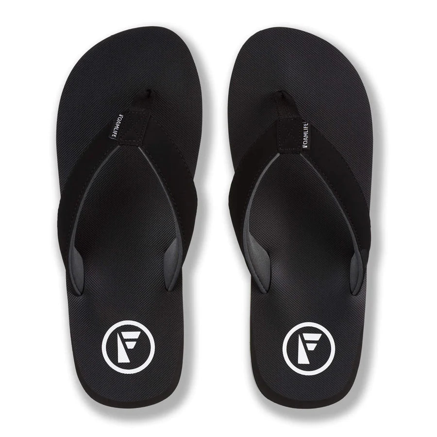 Foamlife - Tarlan - Men's Flip Flops (Black)