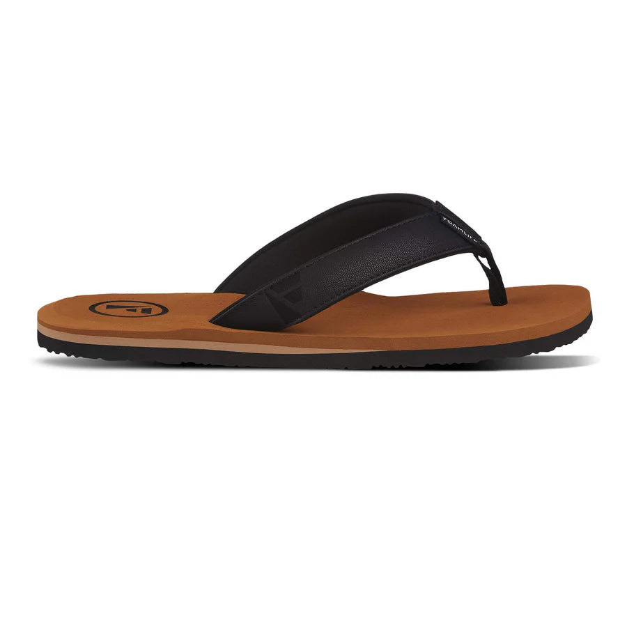 Foamlife - Seales - Men's Flip Flops (Tan/Black)