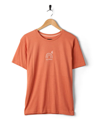 Saltrock Journey - Recycled Women's Short Sleeve T-Shirt (Peach)