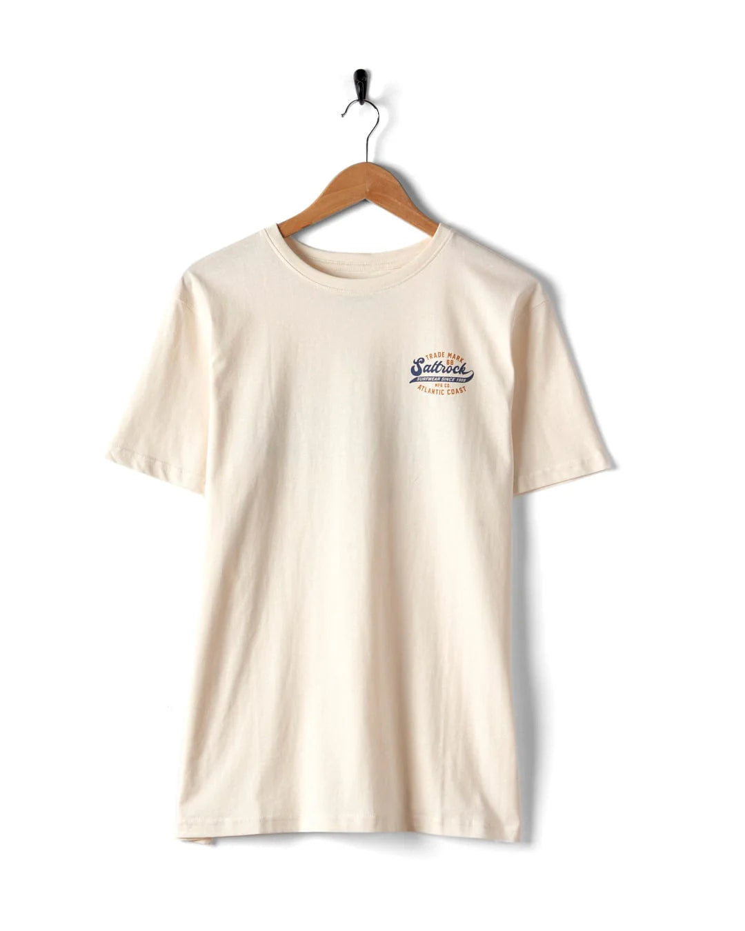 Saltrock Home Run - Men's Short Sleeved T-Shirt (Cream)