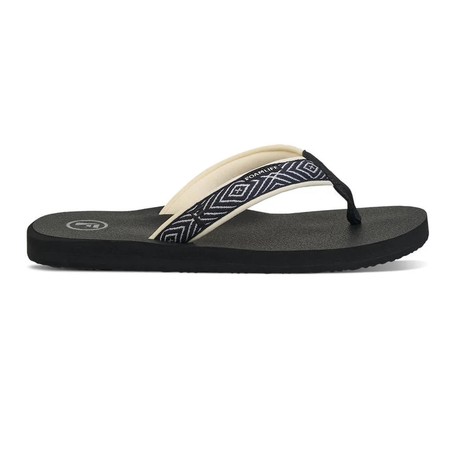 Foamlife - Yogi - Womens flip flops (Black)