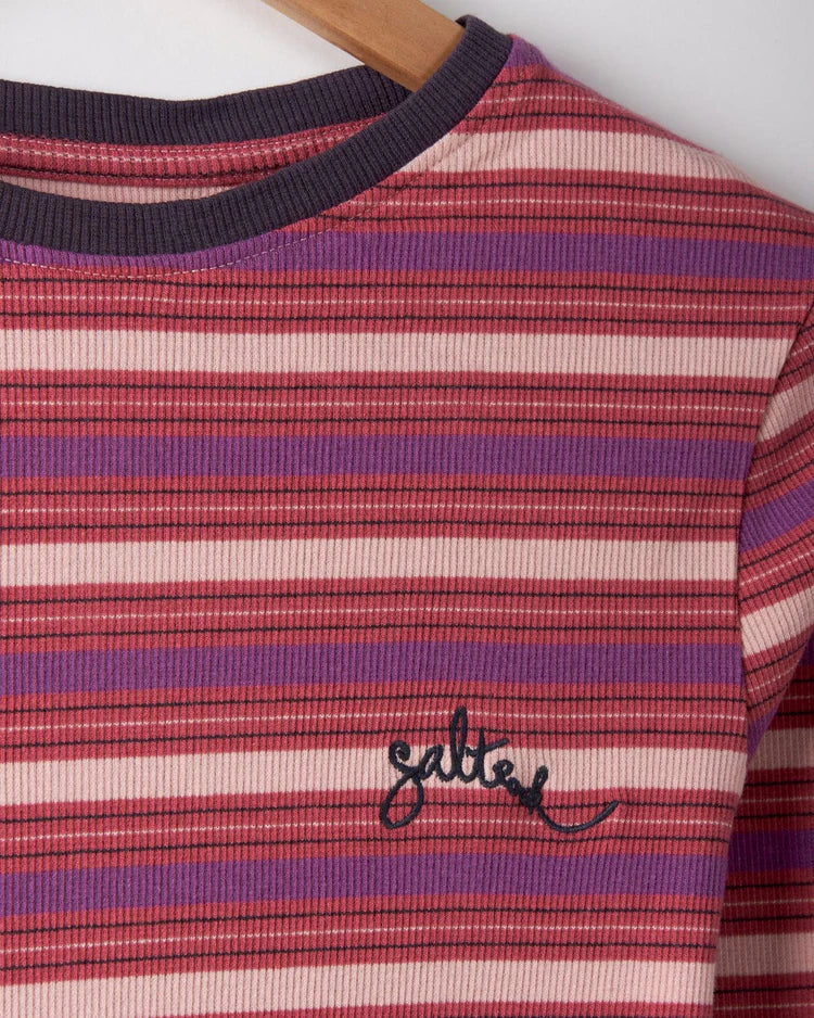 Saltrock Lanie - Women's Long Sleeved Top (Pink Stripe)