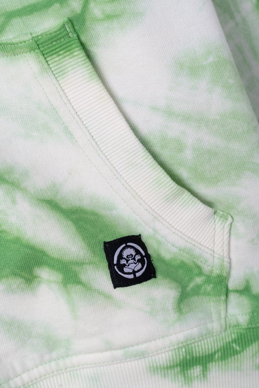 Saltrock Dawn Ready - Kids Tie Dye Zip Hoodie (Light Green)