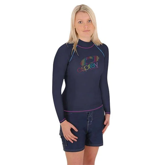 Osprey Women's Long Sleeve Rash Vest - (Blue)