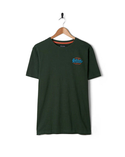 Saltrock Home Run - Men's Short Sleeved T-Shirt (Dark Green)