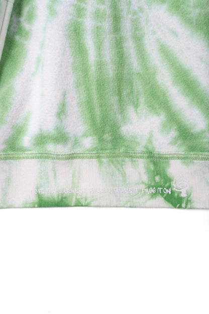 Saltrock Dawn Ready - Kids Tie Dye Zip Hoodie (Light Green)
