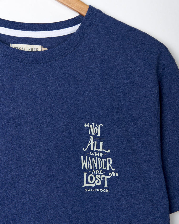 Saltrock Lost Ships Short Sleeve T-Shirt (Navy)