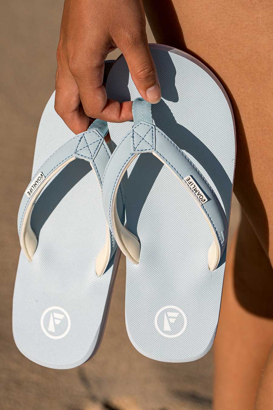 Foamlife - Lixi SC - Womens flip flops (Powder Blue)