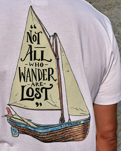 Saltrock Lost Ships Short Sleeve T-Shirt (White)