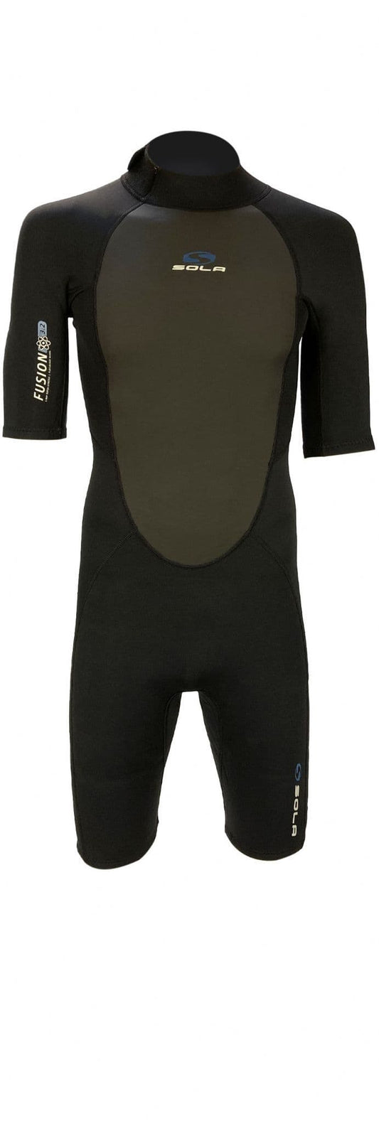 Sola Fusion 3/2mm Shorty Wetsuit (Black)