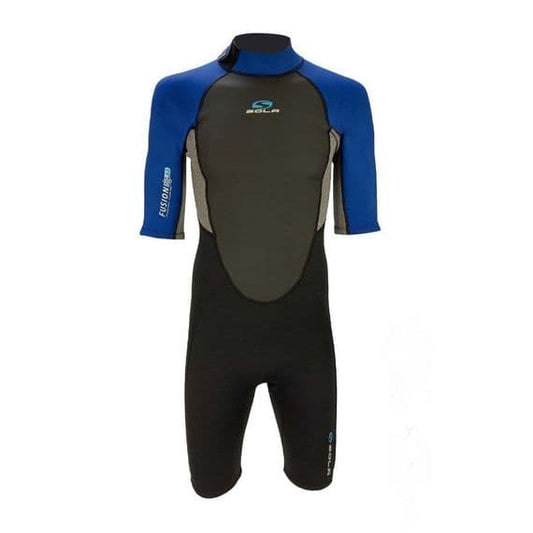 Sola Fusion 3/2mm Shorty Wetsuit (Blue Marl)