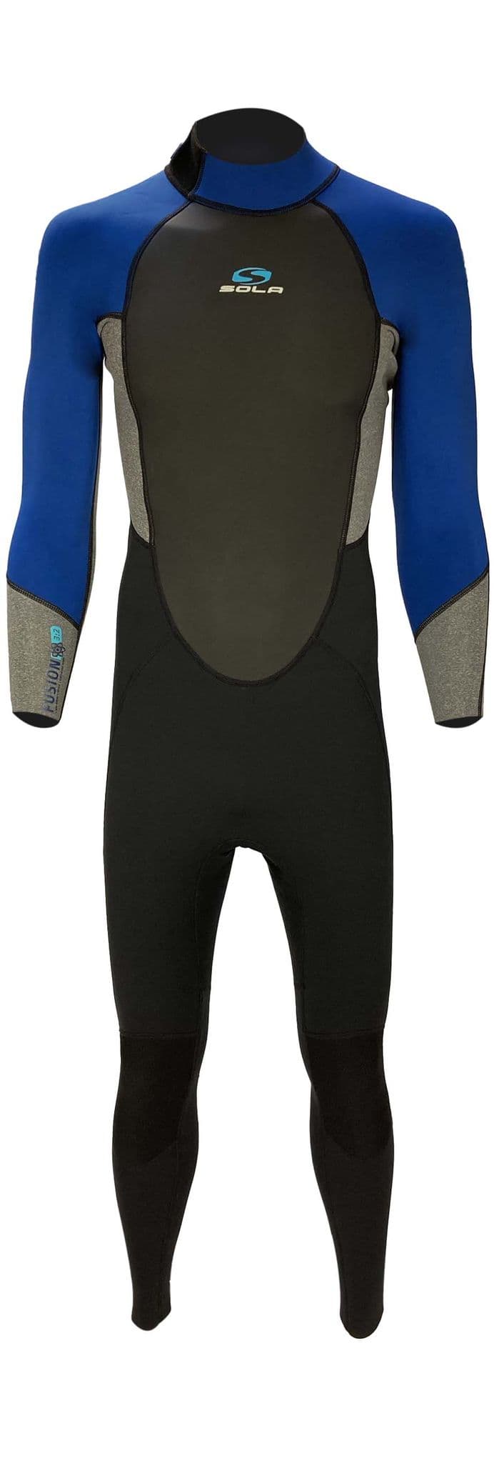 Sola Fusion 3/2mm Fullsuit (Blue/Grey)