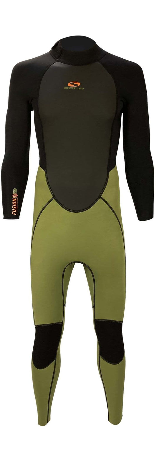 Sola Fusion 3/2mm Fullsuit (Black/Khaki)