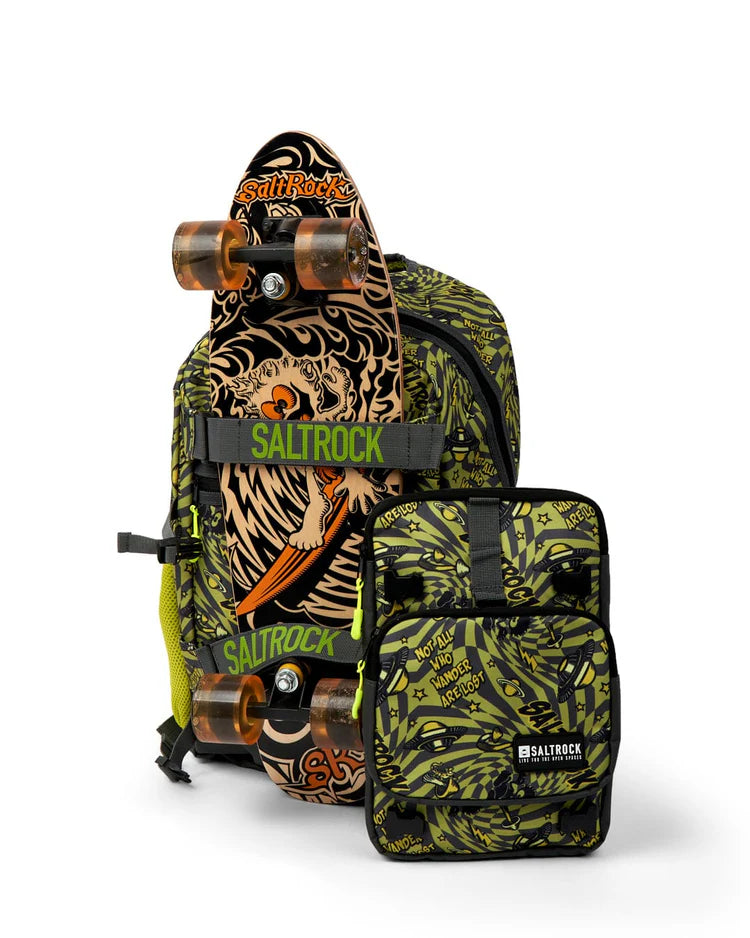 Saltrock Skatepack Pro - 2 in 1 Backpack (Green)