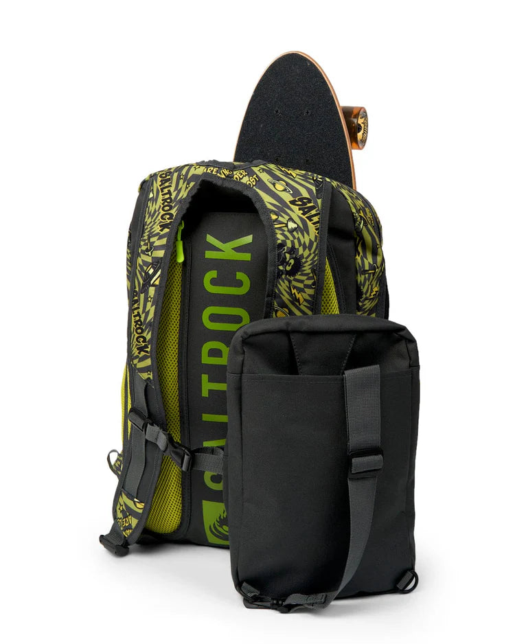 Saltrock Skatepack Pro - 2 in 1 Backpack (Green)